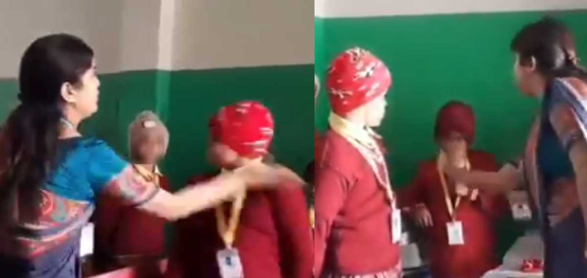 കുട്ടികളുടെ മുഖത്ത് ആഞ്ഞടിച്ച് അധ്യാപിക; പഠിക്കാത്തതിനാലാണ് അടിച്ചതെന്ന് വിശദീകരണം, സംഭവം യുപിയില്