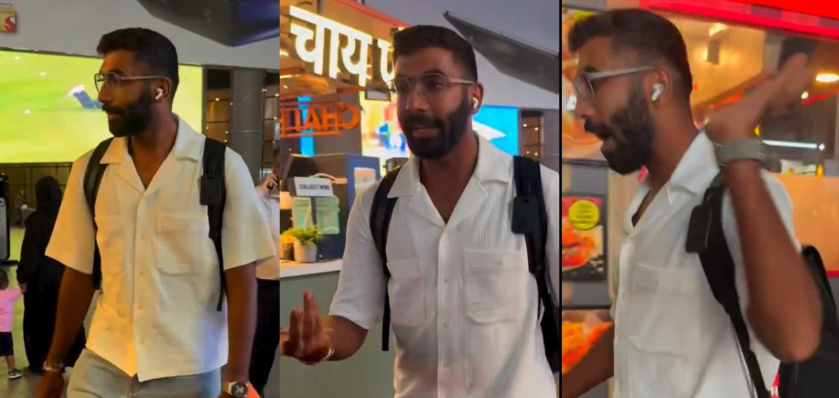 'നിങ്ങളോട് ഞാന്‍ പറഞ്ഞോ വരാന്‍?'; മുംബൈ എയര്‍പോര്‍ട്ടില്‍ ശല്യ പാപ്പരാസികളോട് ബുംറ, വൈറലായി വീഡിയോ