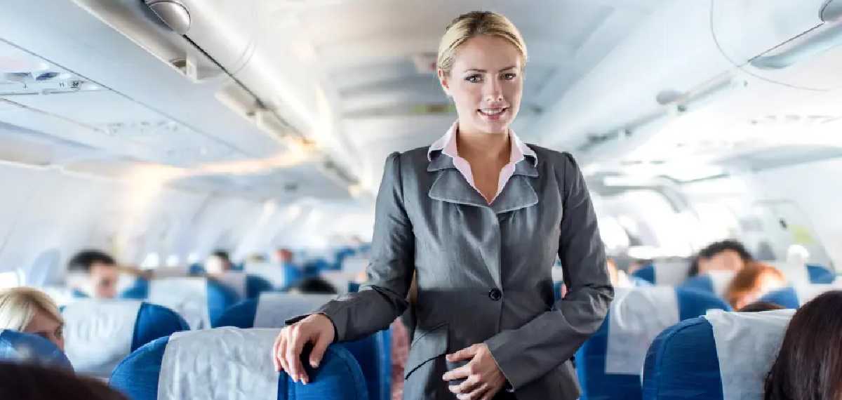 blue colour seats in flight