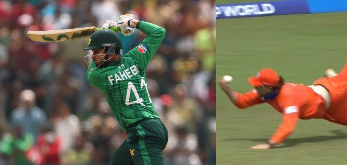 പാകിസ്താനെ രക്ഷിച്ച ഫഹീം അഷ്‌റഫ്; മാക്‌സ് ഔഡൗഡ് ആ ക്യാച്ച് എടുത്തിരുന്നെങ്കില്‍...