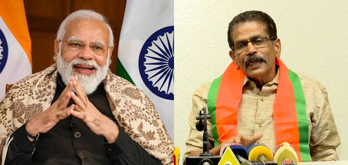 'മോദിയുടെ പുസ്തകം വായിച്ച് ആകൃഷ്ടനായി'; പാലക്കാട് സിപിഐഎം പഞ്ചായത്ത് പ്രസിഡൻ്റ് ബിജെപിയില്
