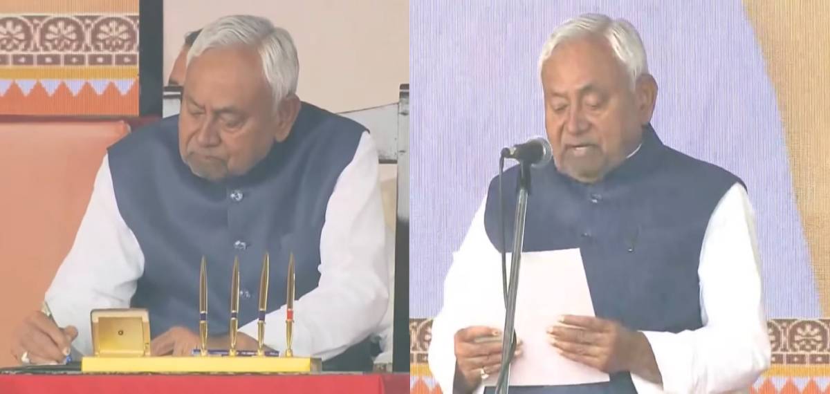 നിതീഷ് 10.0; പത്താമതും സത്യപ്രതിജ്ഞ ചെയ്ത് നിതീഷ് കുമാര്