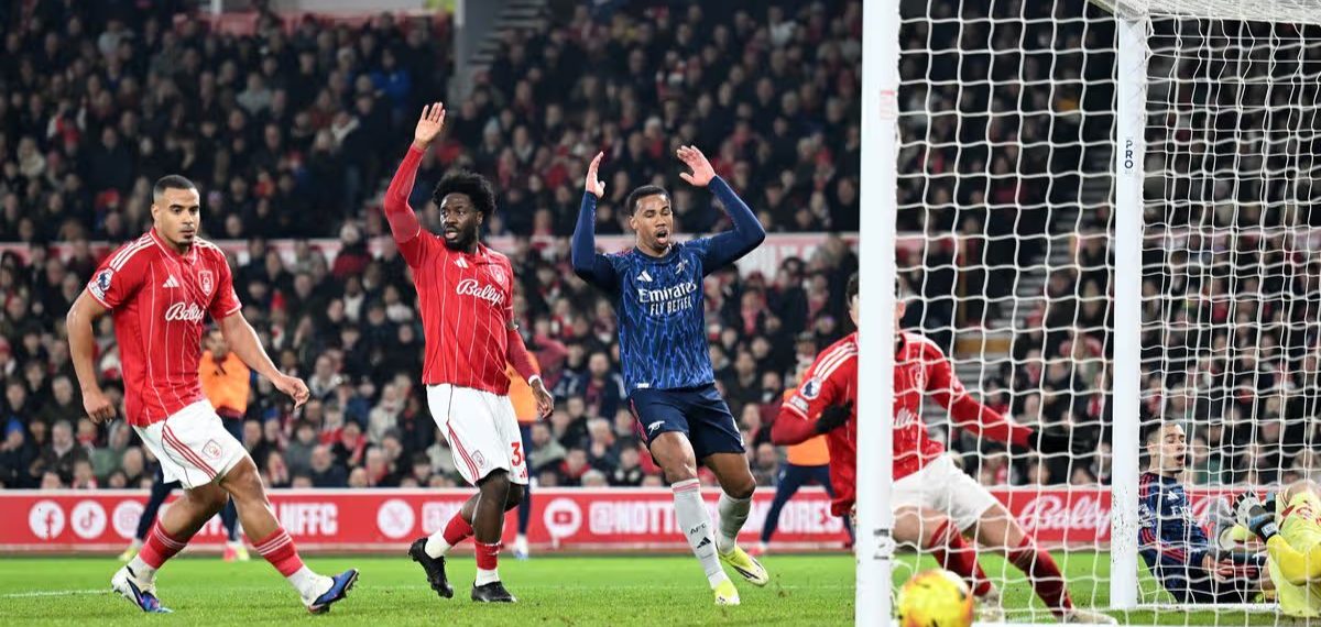 പ്രീമിയർ ലീ​ഗ്; നോട്ടിം​ഗ്ഹാം ഫോറസ്റ്റിനോട് ​ഗോൾരഹിത സമനില വഴങ്ങി ആഴ്സണൽ