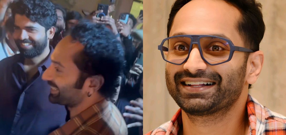 'പാർട്ടി ഇല്ലേ പുഷ്പ', തെലുങ്കിലും ഫാൻസിന് കുറവൊന്നുമില്ല; ഷൂട്ടിനിടെ ആരാധകരെ കാണാനെത്തി ഫഹദ്; വീഡിയോ വൈറൽ