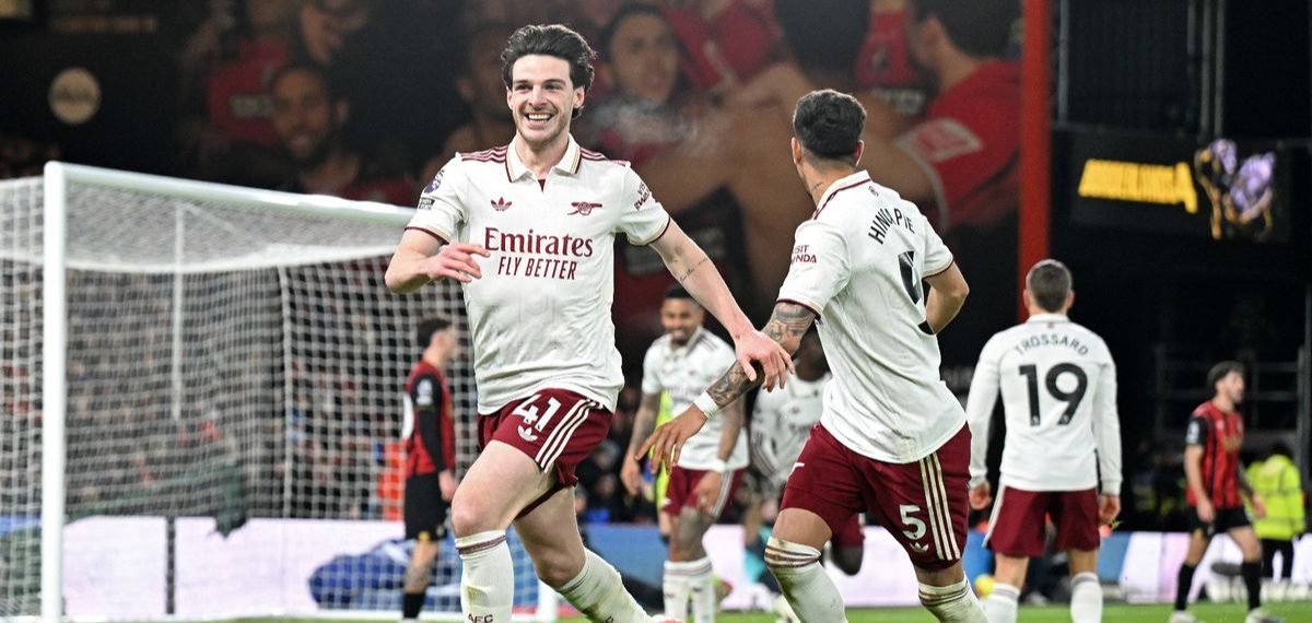 പൊരുതിക്കളിച്ച ബോണ്‍മൗത്തിനെ കീഴടക്കി; ആഴ്സണലിന് വിജയം, ഡബിളടിച്ച് റൈസ്‌