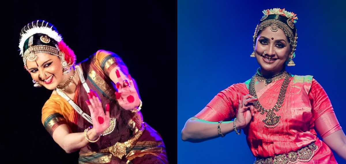 Manju Warrier and Navya Nair performing classical dance