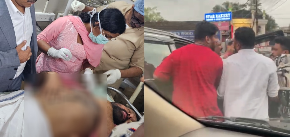 നാട്ടുകാർ നോക്കി നിൽക്കെ വാഹനം തടഞ്ഞുനിർത്തി മർദ്ദനം; ഷാജൻ സ്‌കറിയയെ മർദ്ദിക്കുന്ന ദൃശ്യം റിപ്പോർട്ടറിന്