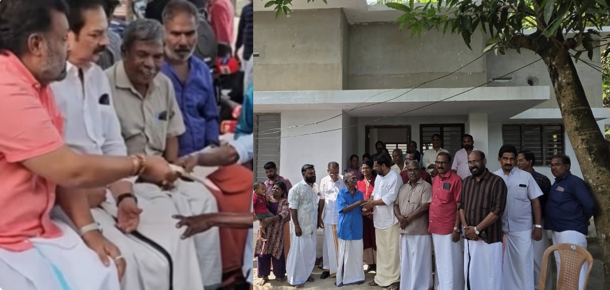 തണലായി; സുരേഷ് ഗോപി അപമാനിച്ച കൊച്ചുവേലായുധന് പുതിയ വീട്ടിലേക്ക്; വീട് നിര്മ്മിച്ച് നല്കി സിപിഐഎം