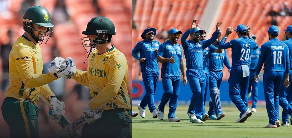 ഡികോക്ക്‌-റിക്കിള്‍ട്ടണ്‍ വെടിക്കെട്ട്; അഫ്ഗാന് മുന്നില്‍ 188 റണ്‍സ് വിജയലക്ഷ്യം വെച്ച് ദക്ഷിണാഫ്രിക്ക