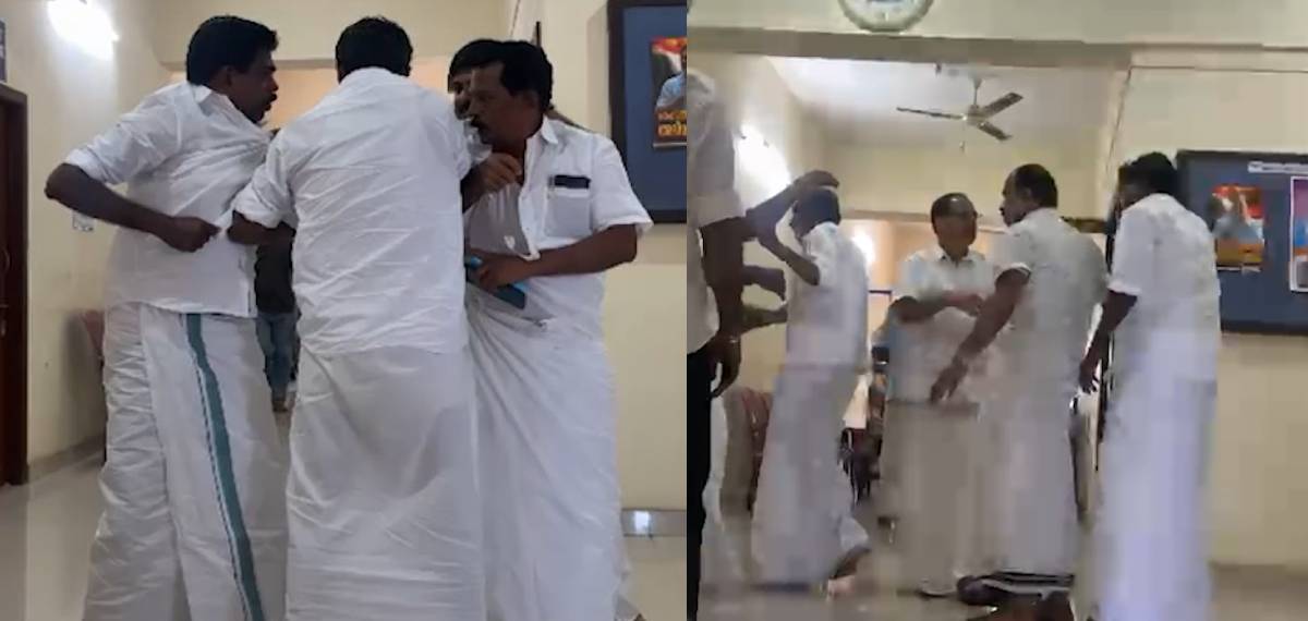 കാസര്‍കോട് കോണ്‍ഗ്രസില്‍ സീറ്റ് വിഭജന തര്‍ക്കം: ഡിസിസി ഓഫീസില്‍ കയ്യാങ്കളി