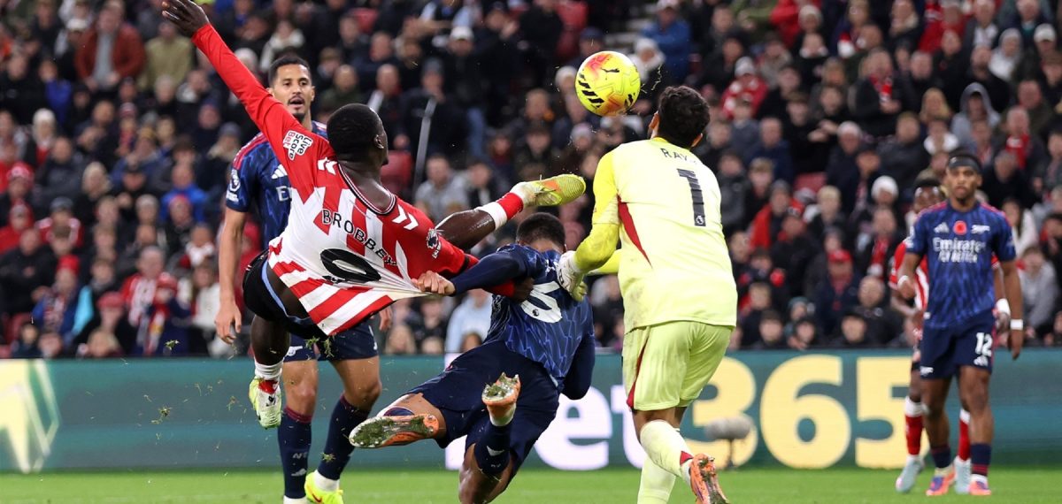 94-ാം മിനിറ്റില് സമനിലഗോള്; ആഴ്സണലിന്റെ വിജയക്കുതിപ്പിന് ഫുള്സ്റ്റോപ്പിട്ട് സണ്ടര്ലാന്ഡ്