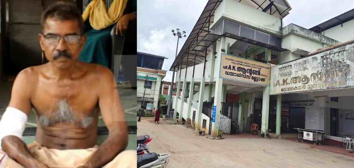 'കയ്യിൽ തറച്ച ചില്ല് മാറ്റാതെ മുറിവ് തുന്നിക്കെട്ടി'; ചേർത്തല താലൂക്ക് ആശുപത്രിക്കെതിരെ ചികിത്സാ പിഴവ് ആരോപണം