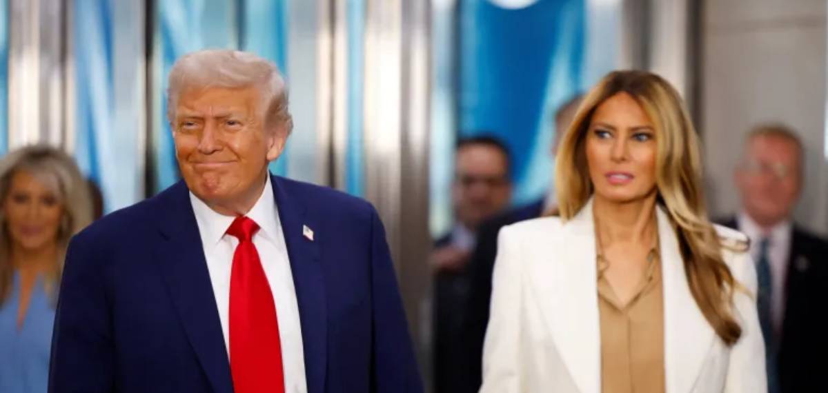 Trump and Melania Trump