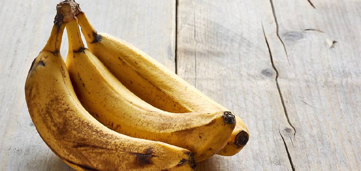 Brown spotted banana