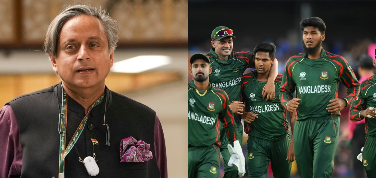 ‘ബംഗ്ലാദേശിലെ ഹിന്ദു ക്രിക്കറ്റ് താരങ്ങളെയും പുറത്താക്കുമായിരുന്നോ?’; BCCI ക്കെതിരെ വീണ്ടും തരൂർ