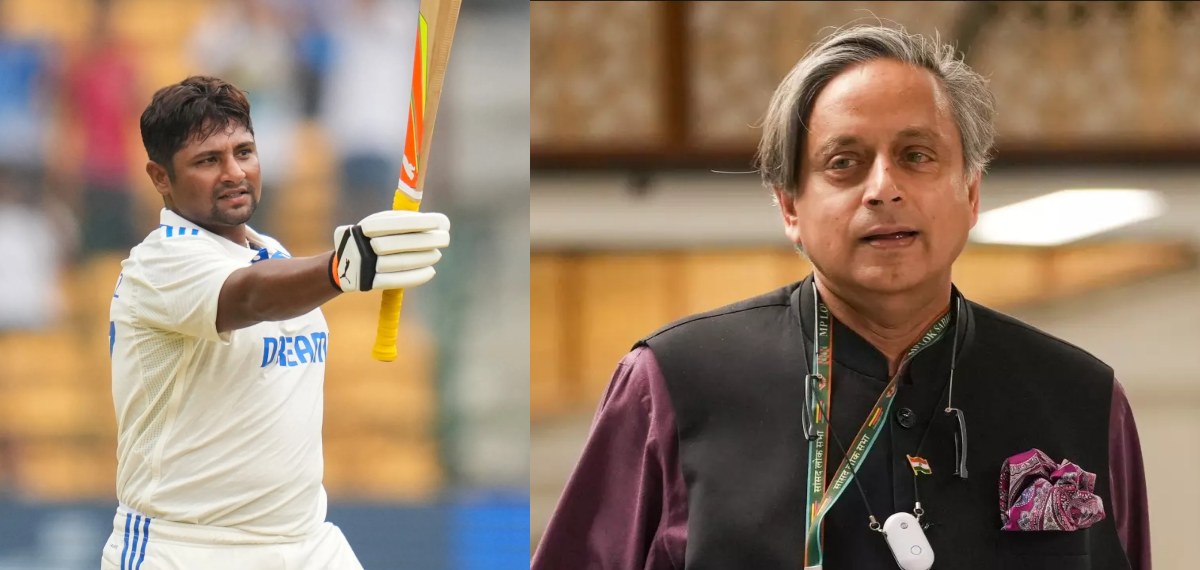 'അല്ലെങ്കില് ആരെങ്കിലും രഞ്ജി കളിക്കാന് മെനക്കെടുമോ?'; സര്ഫറാസിനെ തഴയുന്നതിനെതിരെ ശശി തരൂര്