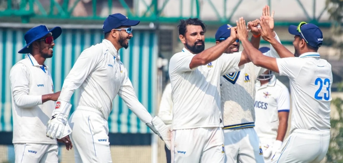 ഇനിയെന്ത് പറഞ്ഞ് പുറത്തിരുത്തും!; രഞ്ജിട്രോഫിയിൽ വീണ്ടും അഞ്ച് വിക്കറ്റ് പ്രകടനവുമായി ഷമി