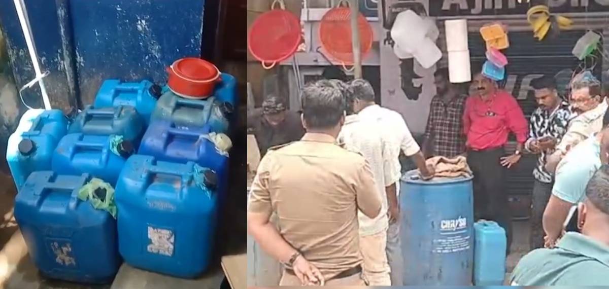 തമിഴ്‌നാട് അതിർത്തി കടന്ന് റേഷൻ മണ്ണെണ്ണയുടെ കടത്ത് വ്യാപകം; നെയ്യാറ്റിൻകരയിൽ 2,400 ലിറ്റര്‍ മണ്ണെണ്ണ പിടികൂടി