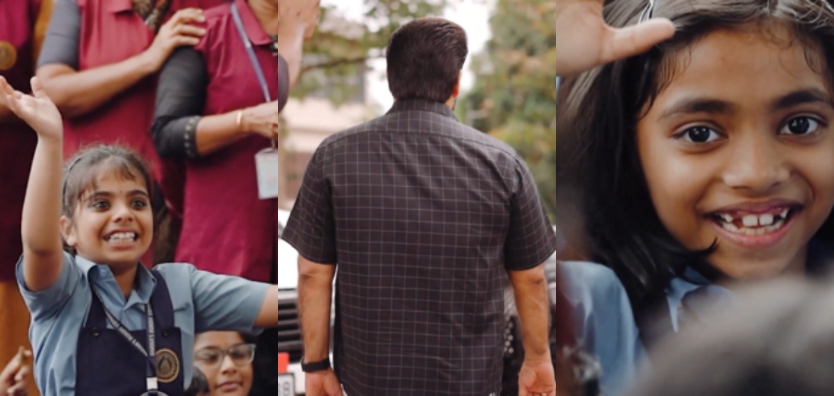 കുഞ്ഞു കണ്ണുകൾ ജ്വലിച്ചു, മുന്നിൽ കണ്ടത് മോഹൻലാലിനെ.. ദൃശ്യം ലുക്കിൽ കുട്ടികളെ കാണാൻ എത്തി ലാലേട്ടൻ