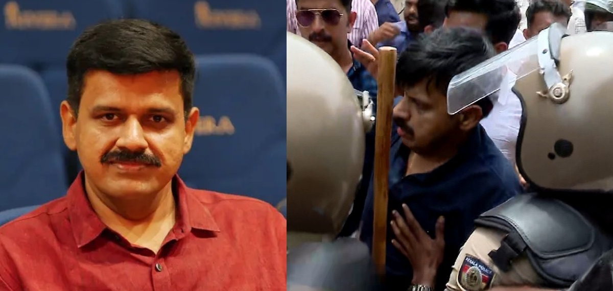 ശബരിമല സ്വര്‍ണപ്പാളിയിലെ യൂത്ത് കോണ്‍ഗ്രസ് മാര്‍ച്ച്; സന്ദീപ് വാര്യര്‍ക്ക് ജാമ്യമില്ല