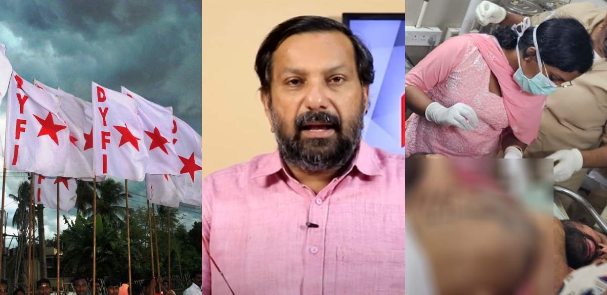 ഷാജന്‍ സ്‌കറിയയുടെ മൂക്കിലുംശരീരത്തിലും തുടരെ ഇടിച്ചു,മൂക്കില്‍ നിന്ന് രക്തം ഒഴുകി; ഡിവൈഎഫ്‌ഐക്കാര്‍ പ്രതികള്‍