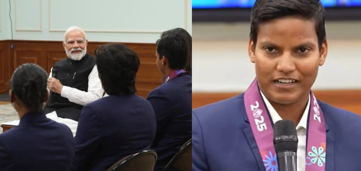 കൈയിലെ ഹനുമാന് ടാറ്റൂ എങ്ങനെയെങ്കിലും സഹായിച്ചിട്ടുണ്ടോയെന്ന് പ്രധാനമന്ത്രി, ദീപ്തിയുടെ മറുപടി വൈറല്