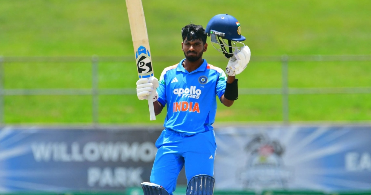 മലയാളി താരം ആരോണിന് സെഞ്ച്വറി; അണ്ടർ 19 ലോകകപ്പ് സെമിയിൽ അഫ്ഗാനെതിരെ ഇന്ത്യ വിജയത്തിലേക്ക്
