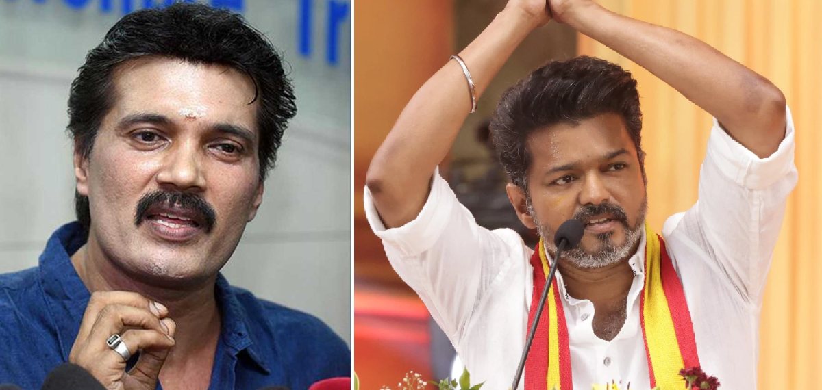 'വിജയ്‌യുടെ മുഖത്തടിക്കാൻ ആഗ്രഹം,തലച്ചോറിന് എന്തോ കുഴപ്പമുണ്ട്': നടൻ രഞ്ജിത്ത്