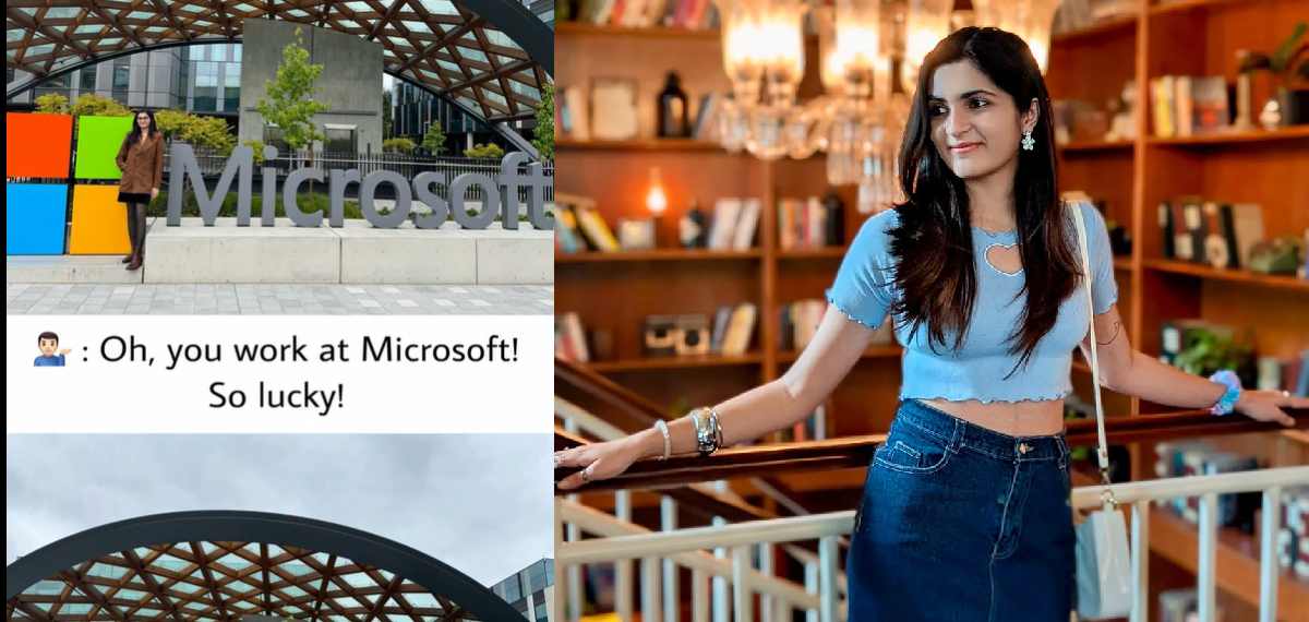 കഷ്ടപ്പെട്ട് നേടിയെടുത്ത ജോലിയെ 'ഭാഗ്യം' ആക്കിയവർക്ക് മൈക്രോസോഫ്റ്റ് സ്റ്റാഫിന്റെ കലക്കൻ മറുപടി; വീഡിയോ