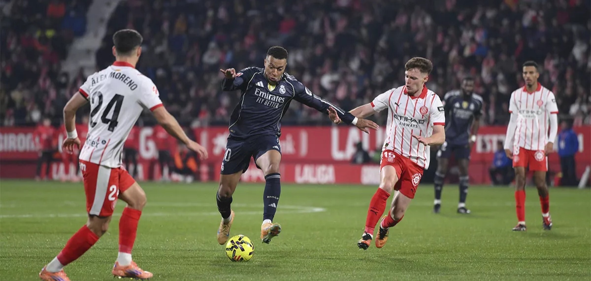 റയല്‍ മാഡ്രിഡിന് ജിറോണയുടെ സമനിലക്കുരുക്ക്; ലാ ലിഗയില്‍ രണ്ടാം സ്ഥാനത്ത് തുടരുന്നു