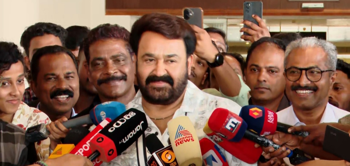 'ഈ ഭാഗ്യത്തെ എല്ലാവരുമായും പങ്കുവയ്ക്കുന്നു…'; ദാദാസാഹേബ് പുരസ്‌കാരം ഏറ്റുവാങ്ങിയ ശേഷം കൊച്ചിയിലെത്തി മോഹൻലാൽ