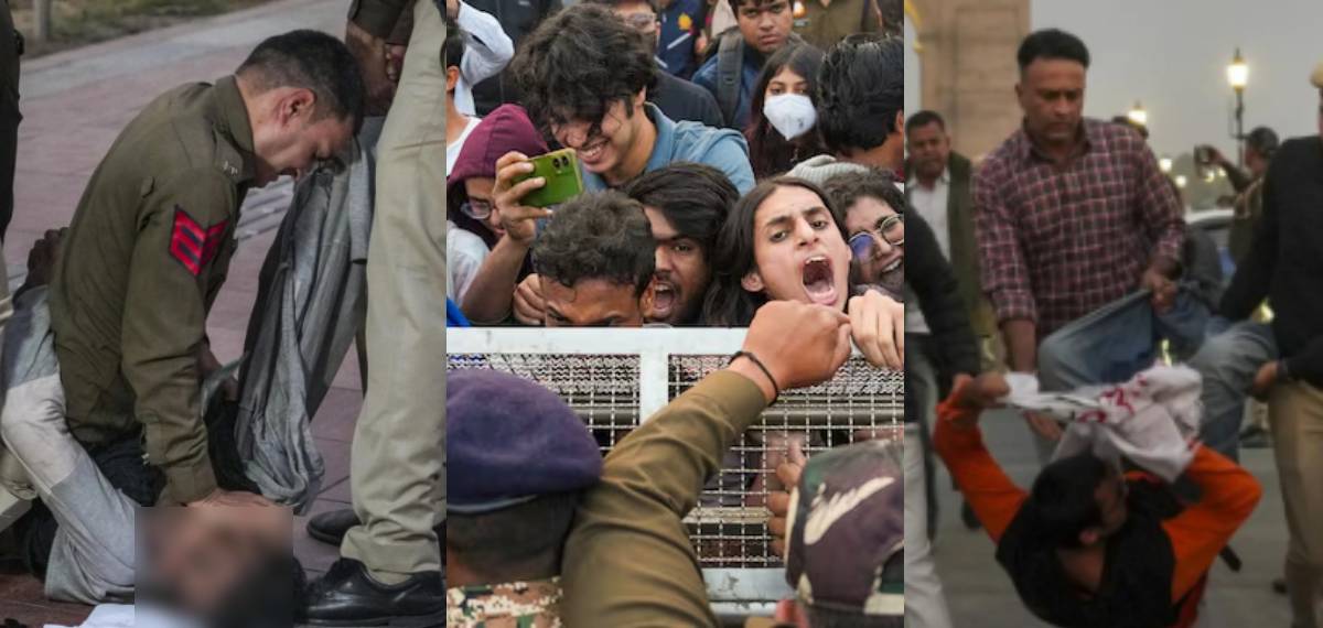 നെഞ്ചിലും വയറ്റിലും അടിച്ചു, കഴുത്തിൽ മുറിവേറ്റു; ഡൽഹി പൊലീസ് മർദ്ദിച്ചതായി മലിനീകരണത്തിനെതിരെ പ്രതിഷേധിച്ചവർ