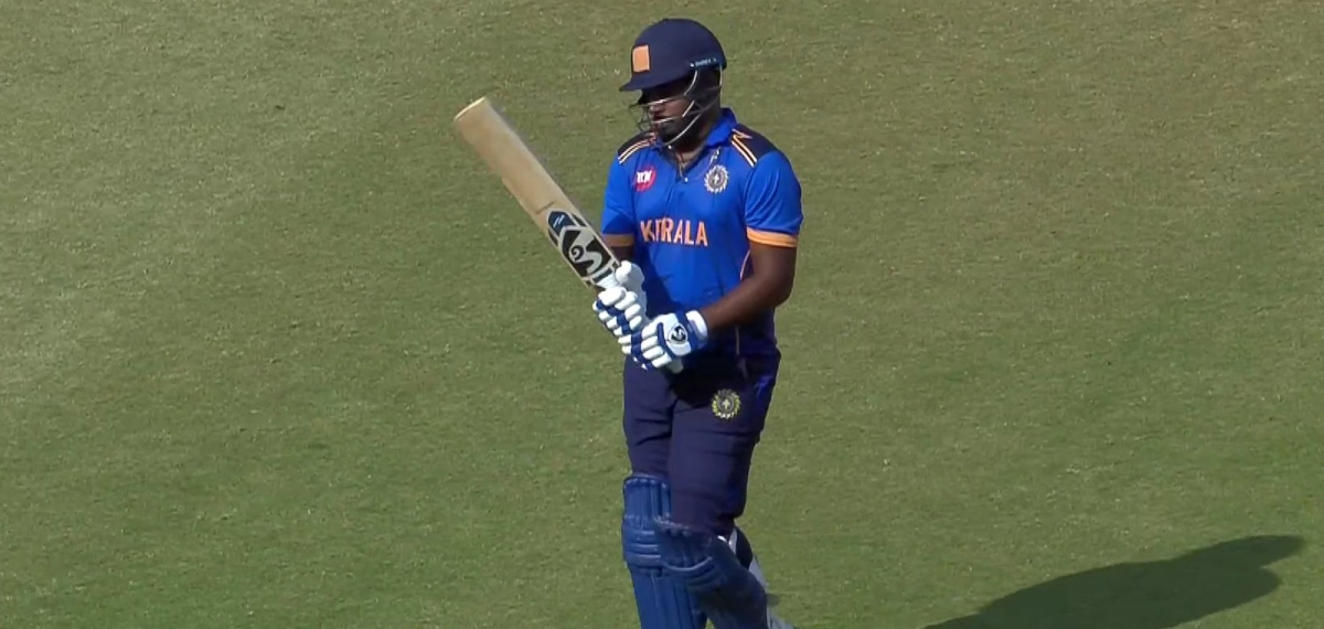 ഹാട്രിക് സിക്‌സ്! സയ്യിദ് മുഷ്താഖ് അലി ട്രോഫിയില്‍ സഞ്ജുവിന്റെ വെടിക്കെട്ട്‌