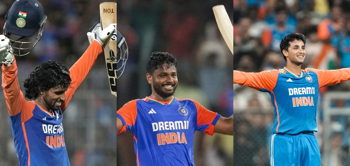 സഞ്ജുവിന് മുന്നേ ആ നേട്ടത്തിലെത്താൻ അഭിഷേകും തിലകും; ആരാദ്യം?