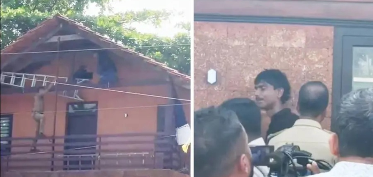 വായിൽ കുപ്പിച്ചില്ല്, ജീവനൊടുക്കുമെന്ന് ഭീഷണി; നീണ്ട അനുനയനീക്കത്തിലൂടെ യുവാവിനെ താഴെയിറക്കി
