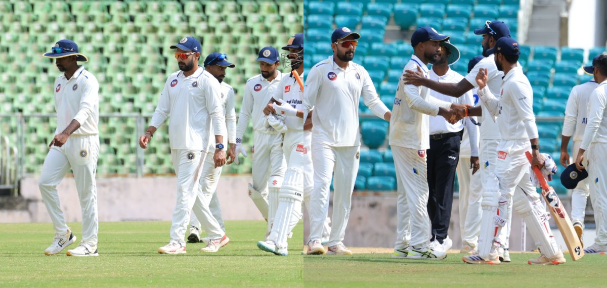 രഞ്ജി ട്രോഫി കേരള vs മഹാരാശഷ്ട്ര മത്സരം സമനിലയിൽ