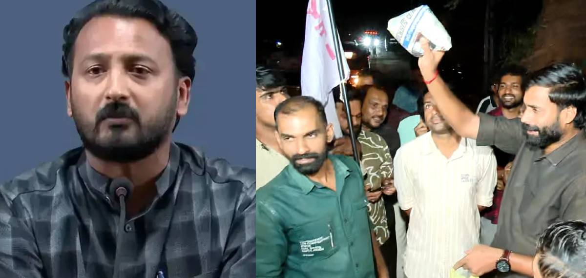 ഇന്ന് രാഹുൽ മാങ്കൂട്ടത്തിൽ പട്ടിണി കിടക്കേണ്ടിവരില്ല; പൊതിച്ചോറുമാറുമായി ഡിവൈഎഫ്ഐ കാസർകോട് കോടതി പരിസരത്ത്