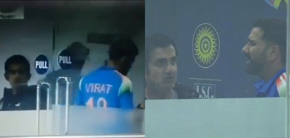 ഗംഭീറിനെ മൈൻഡ് പോലും ചെയ്യാതെ കോഹ്‌ലി, തർക്കിച്ച് രോഹിത്; ഡ്രസിങ് റൂം വീഡിയോ വൈറൽ