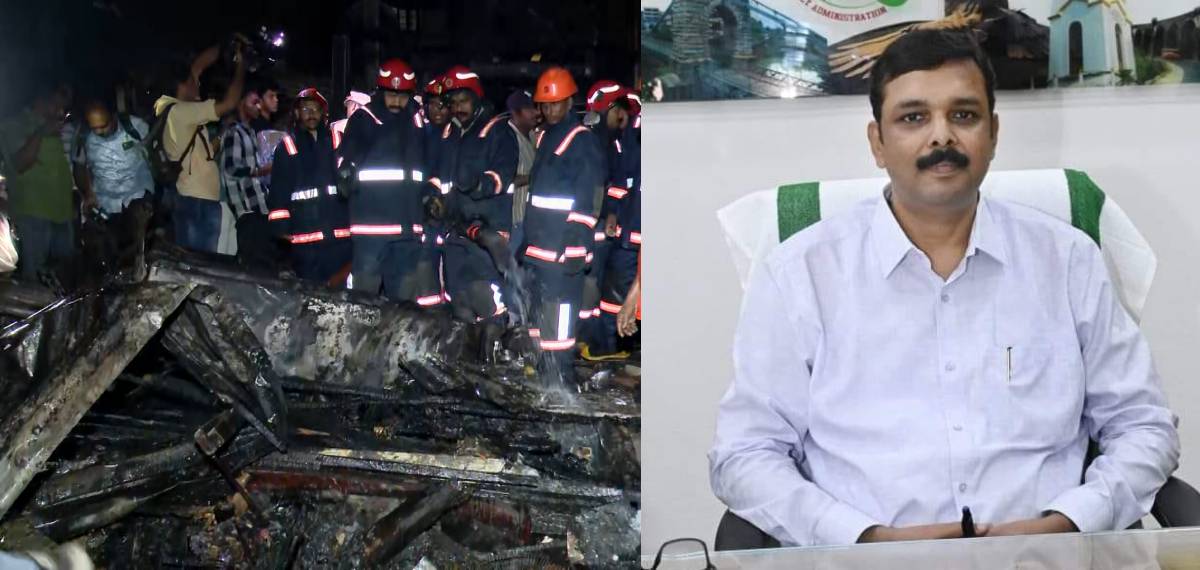 ഗ്യാസ് സിലിണ്ടർ പൊട്ടിത്തെറിച്ചുണ്ടായ അപകടം;തീഅണച്ചു, വീട് നഷ്ടപ്പെട്ടവരെ പകൽ വീട്ടിലേക്ക് മാറ്റുമെന്ന് കളക്ടർ