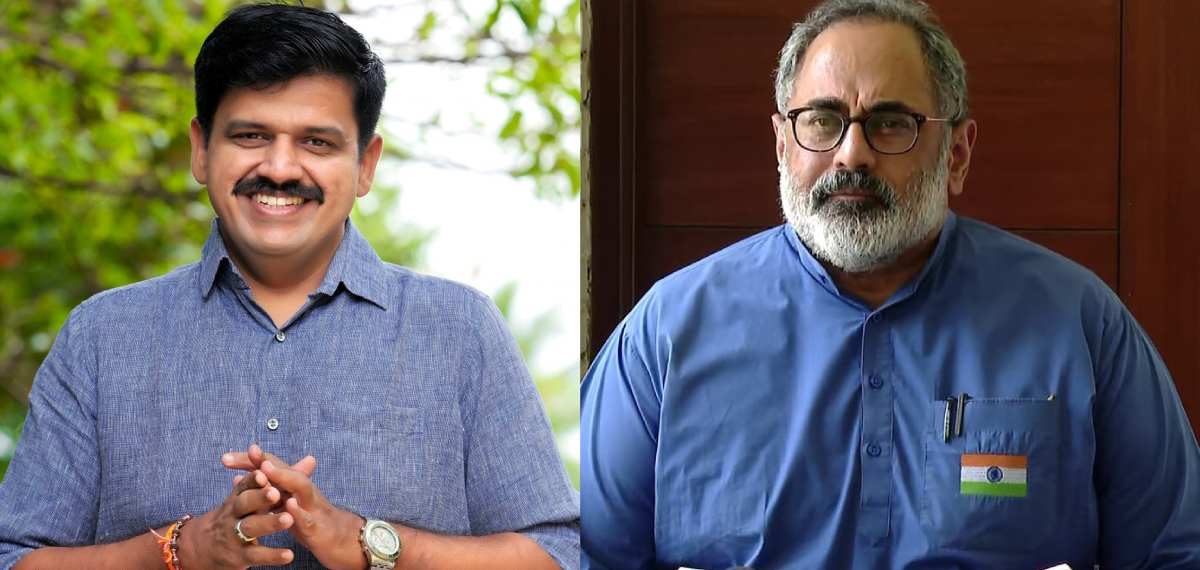 'മാധ്യമപ്രവർത്തകരേ, മാരാർജി ഭവന് മുന്നിൽ നിന്ന് പിരിഞ്ഞുപോകൂ, ഞങ്ങളുടെ മുതലാൾജി പാവമാണ്': സന്ദീപ് വാര്യർ