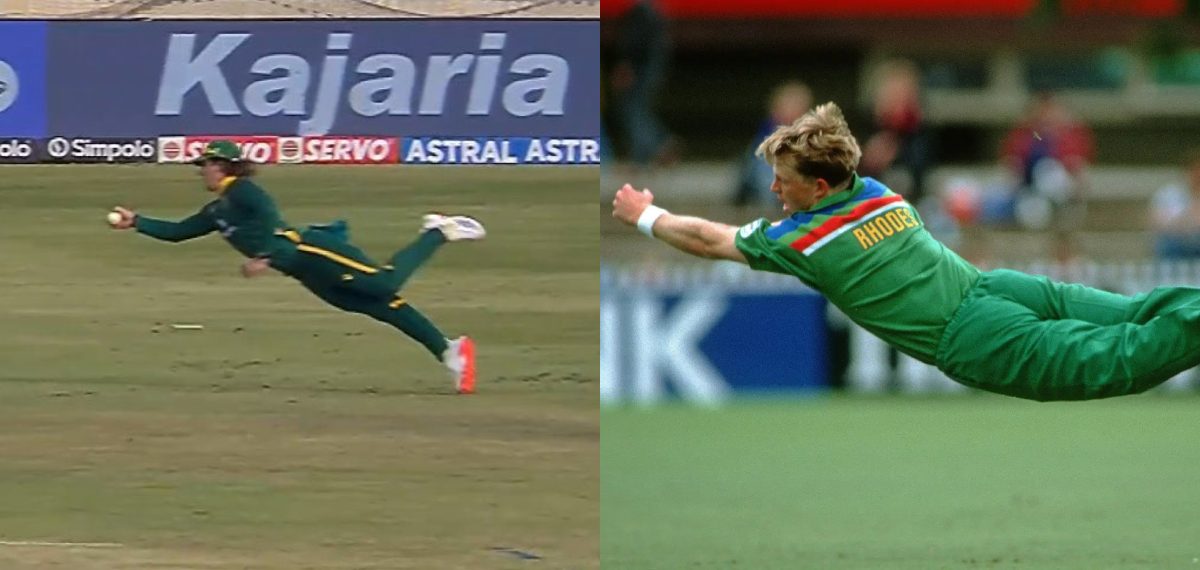 ജോണ്ടി റോഡ്സിനെ ഓർമിപ്പിക്കുന്ന ക്യാച്ച്; റുതുരാജിനെ പോയിന്റിൽ പറന്നുപിടിച്ച് ബ്രെവീസ്