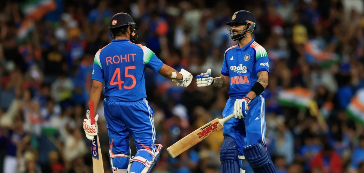 കോഹ്‍ലി-രോഹിത്ത് സെഞ്ച്വറി കൂട്ടുകെട്ട് 20-ാം തവണ; ഇനി മുന്നിലുള്ളത് സച്ചിൻ-​ഗാം​ഗുലി സഖ്യം