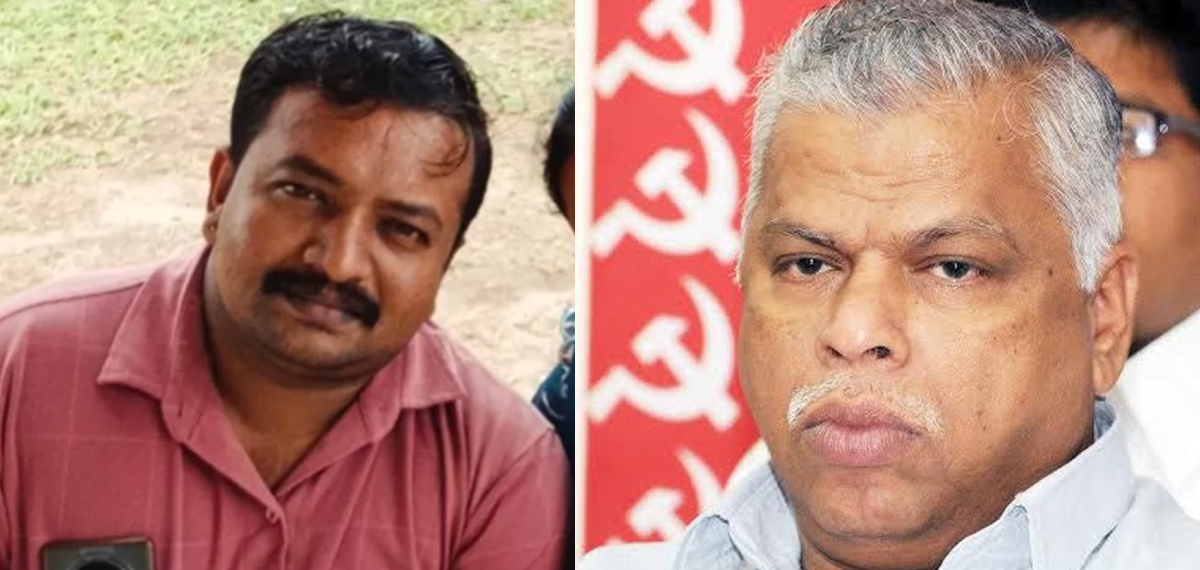 ആനന്ദ് തമ്പിയുടെ മരണം: കൊലയാളികളുടെ പാർട്ടിയായി ബിജെപി അധഃപതിച്ചു: എം വി ജയരാജൻ