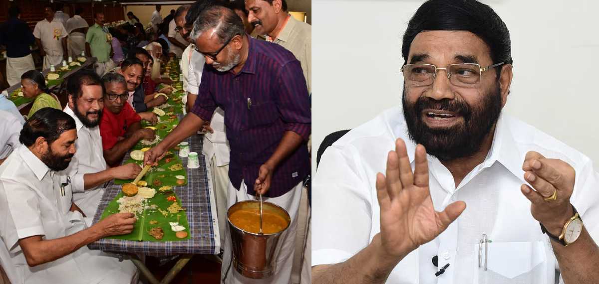 സദ്യ വിളമ്പിയത് പളളിയോടം കമ്മിറ്റി പ്രസിഡന്റ്; ആചാരലംഘനം ഉണ്ടായിട്ടില്ല: മന്ത്രി വി എന്‍ വാസവന്‍