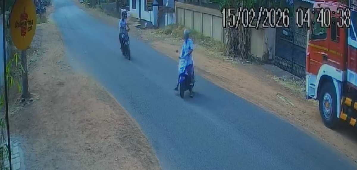 കൊല്ലം ചിതറയില് ഇരുചക്ര വാഹനങ്ങള് തമ്മില് കൂട്ടിയിടിച്ച് അപകടം; രണ്ട് പേർക്ക് പരിക്ക്