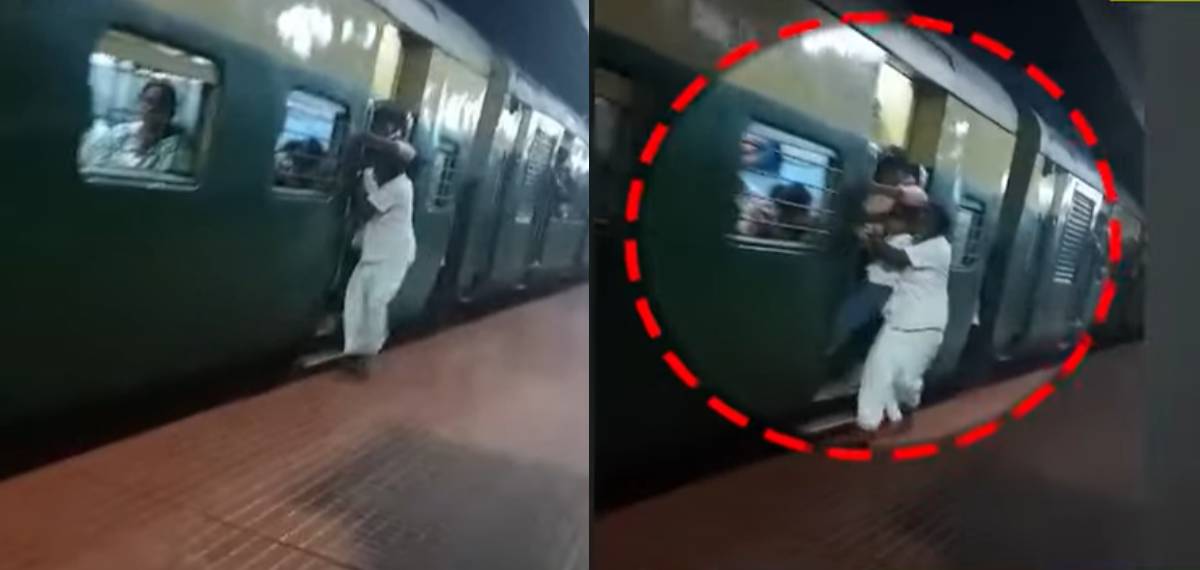 അങ്കമാലിയിൽ ഓടുന്ന ട്രെയിനിൽ ചാടിക്കയറാൻ ശ്രമം; പ്ലാറ്റ്‌ഫോമില്‍ വീണ് അച്ഛനും മകൾക്കും പരിക്ക്