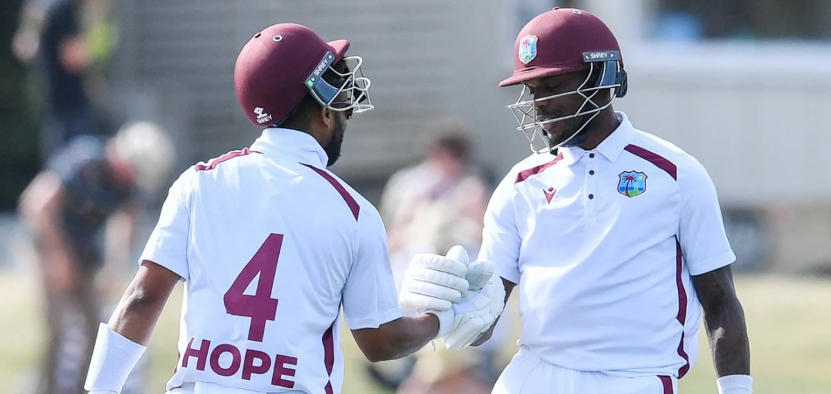 ഹോപ്പിന്റെ സെഞ്ച്വറിക്ക് പിന്നാലെ ഗ്രീവ്സിന് ഡബിള് സെഞ്ച്വറി; കിവീസിനെതിരെ വിന്ഡീസിന് വീരോചിത സമനില