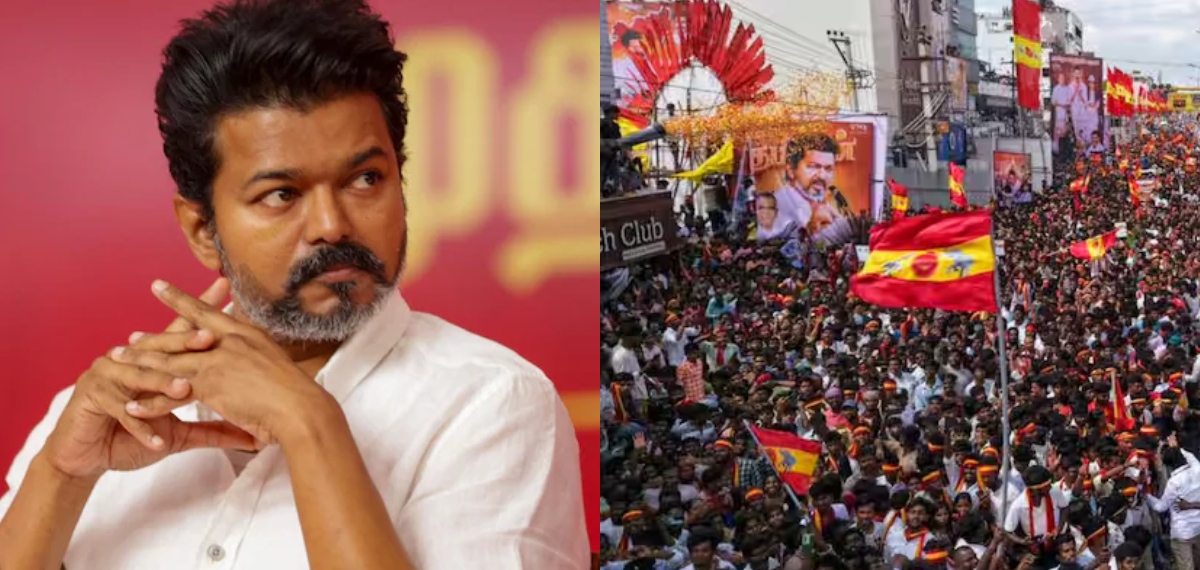 വിജയ്‌യുടെ റാലിയില്‍ തിക്കും തിരക്കും; കുട്ടികൾ ഉൾപ്പെടെ കുഴഞ്ഞുവീണു; ഒരാള്‍ മരിച്ചതായി തമിഴ് മാധ്യമങ്ങള്‍