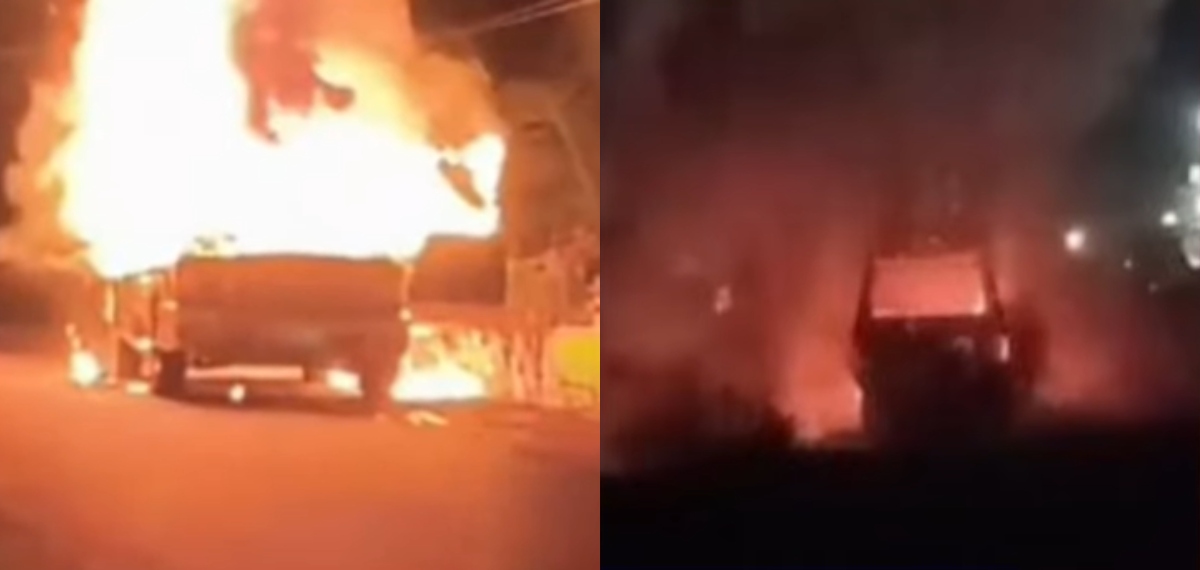 തിരുവനന്തപുരത്ത് കടമ്പാട്ട്കോണത്ത് ഓടിക്കൊണ്ടിരുന്ന കാറിന് തീപിടിച്ചു, യാത്രക്കാർ അത്ഭുതകരമായി രക്ഷപ്പെട്ടു