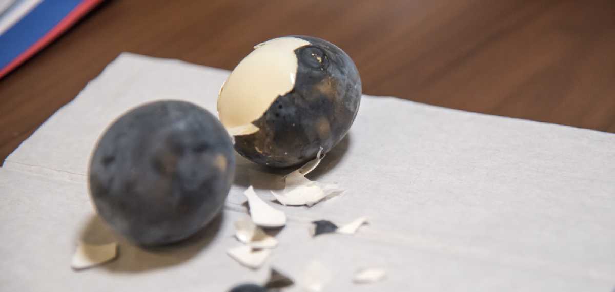 black eggs in chaina